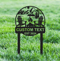 Campfire Sign, Personalized Metal Camping Sign, Custom Metal Sign, Outdoor Metal Sign