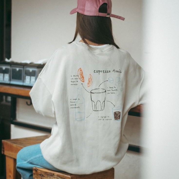 Discover the Effortless Style of Our Espresso Tonic Graphic Tee
